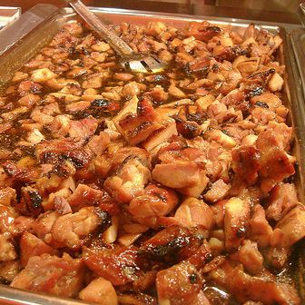 everybody-loves-to-eat:  requested photoset: bourbon chicken 
