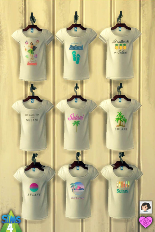 Sulani Shirts Wall Display &amp; CAS versionsHere is a cute little shirt display for your Sulani gif