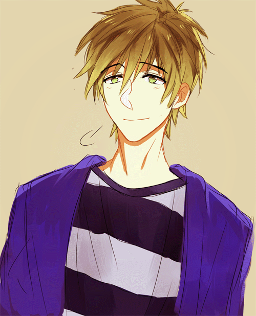 shotas:  my husband (●´□`)♡just experimenting with colors and some sai brushes i found!!