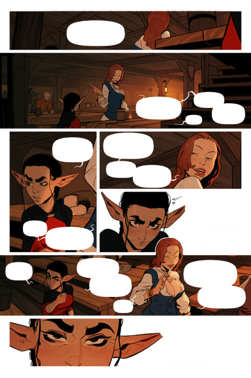 Pages 1-4 of chapter 8.5! Vera having a little plot going. No boobies besides the tavern milf tho. 