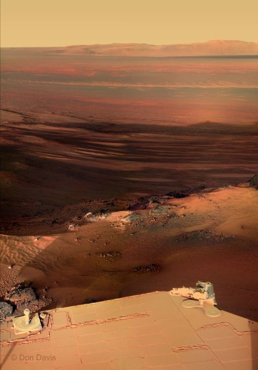 peacethelily:roachpatrol:  antikythera-astronomy:  Sunset on Mars  hell yes hell