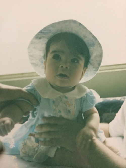 uwu I was tagged by @bloomingdaes and @1ostinparadise for the bias baby pic tag!! I was a whole baby