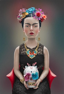 fer1972:  Frida by Felipe Bedoya