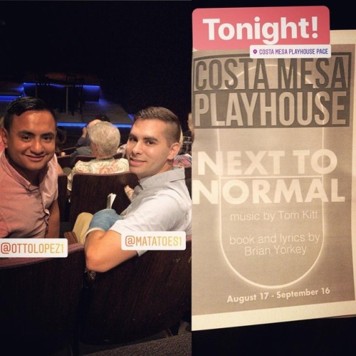 saw “Next to Normal” at the @costamesaplayhouse last night. my brief reflections below. 