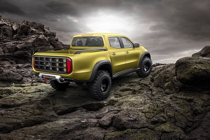 camptrend:  overlandia:  The Mercedes-Benz pickup, with greater towing capacity than