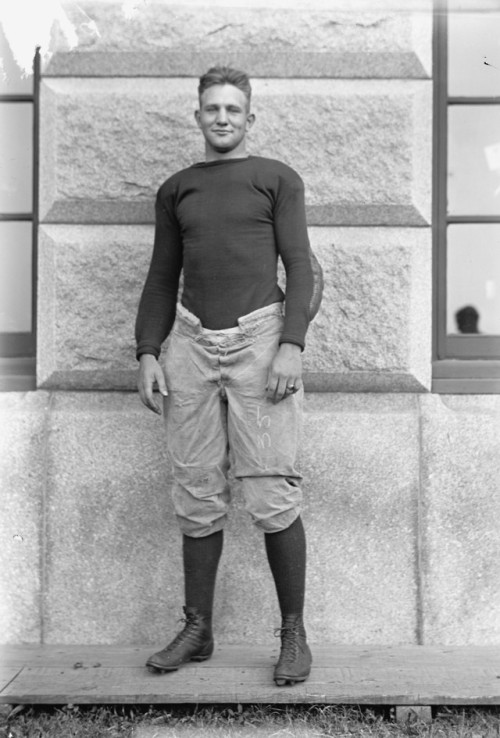 Athlete, U.S. Naval Academy Football Team, 1913Photographer: Harris & Ewing, Inc.Glass negativeL