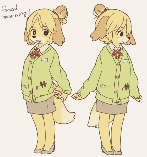 s1120411:I wanna get close to Isabelle from Animal Crossing…