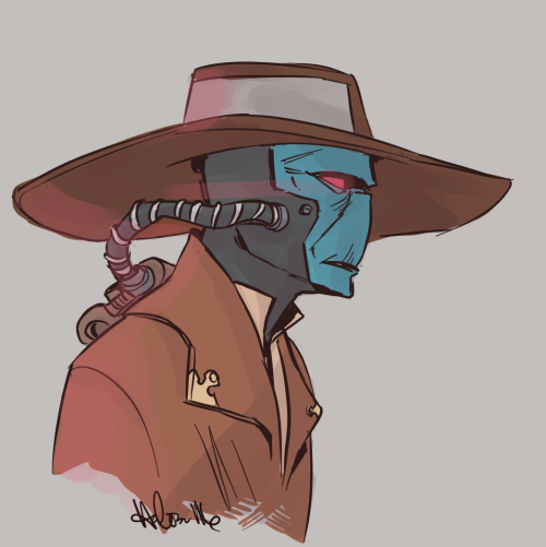 zerostop:some attempts at cad bane.love this asshole 