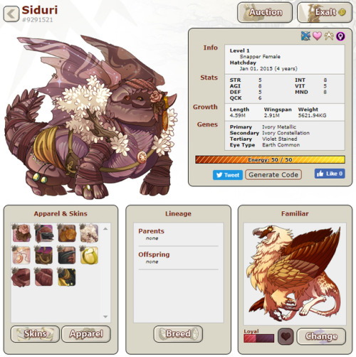 Impulse bought this girl a while ago and finally gened her up. Her name is Siduri, and she’s a