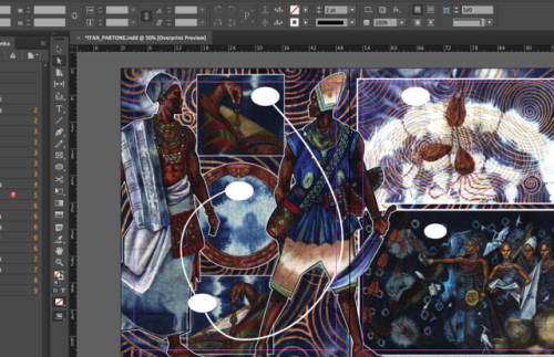 Here is a little insight into the composition process. Its a lot of work, but its worth it to see th