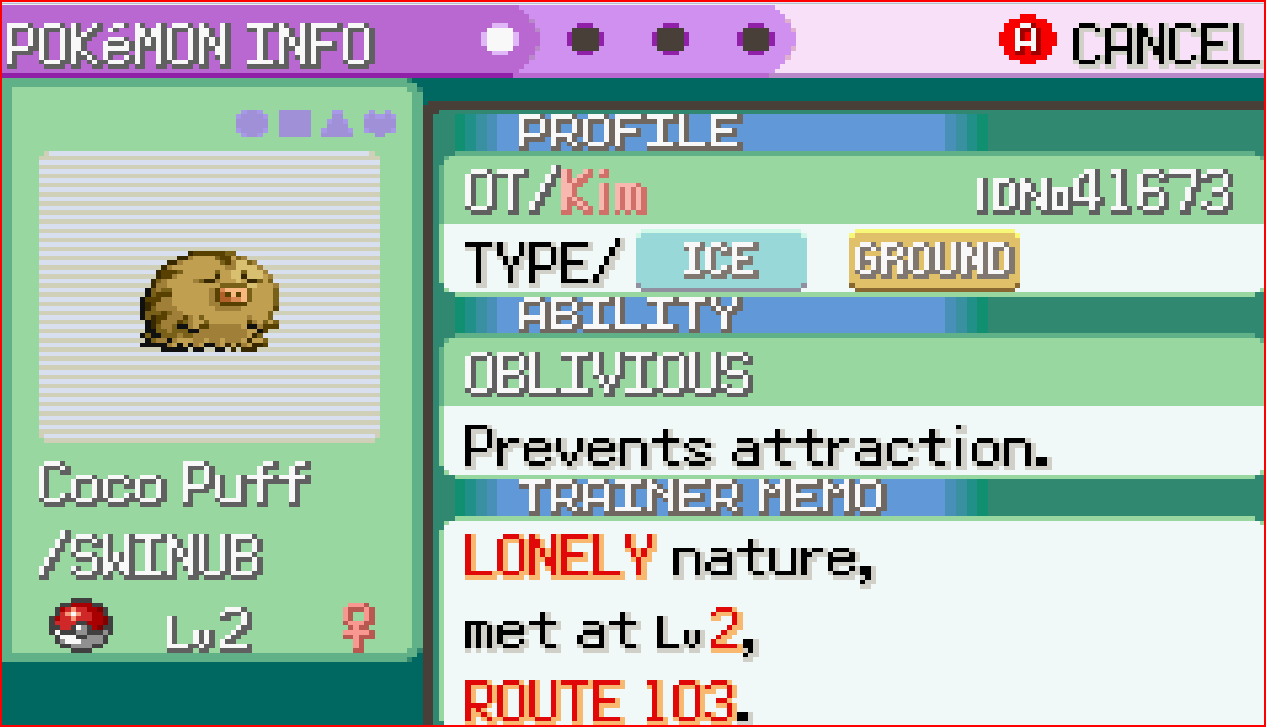 everybodylovespokemon:  Named her Coco Puff!