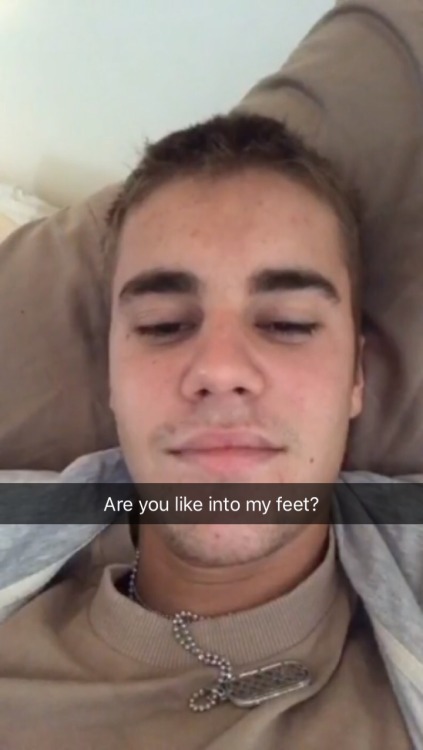 justinbieberfeet:Justin Bieber snapchat