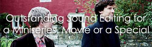 whateveryousaybye:  Congratulations to the Sherlock team! The show won 7 awards and