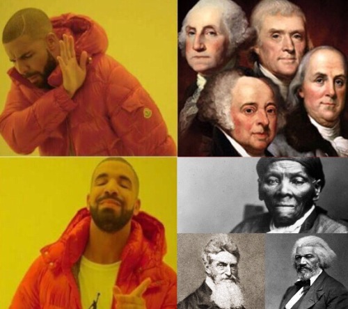 leftist-daily-reminders:The Drake meme 2.0: Abolitionist Edition