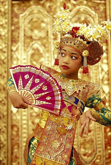 Traditional mexican dancer dress costume