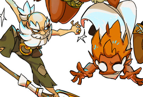 next-lvl:  Wakfu series celebrates 10 years nowadays. I had to make a tribute, even though you don’t see me drawing official characters too often, as I’m more focused on OCs. Still the series is what pointed me to the game, this’s where everything