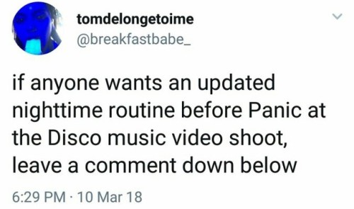 According to these twitter users the new Panic! At the Disco music video was filmed over the weekend