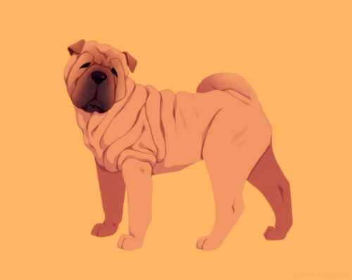 alexiadraws:last year I participated in Doggust on twitter, didn’t get the chance to finish because 