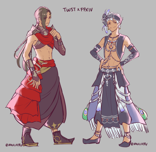 no one asked for a twst x ffxiv crossover but I’m doing this anyway. I’d like to think J