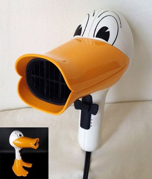 &ldquo;Duck &lsquo;N&rsquo; Dry&rdquo; Hair Dryer…By Clairol, late 80s…#80sproduct #80sstyle #80sdes