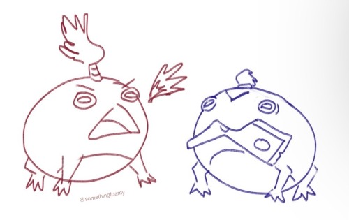 Zuko and Sokka as desert rain frogs. zuko is screaming and breathing fire while Sokka is chill and holding a boomerang in his mouth
