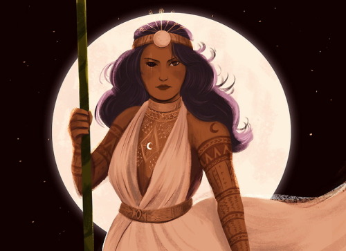 neetols:Mayari, the Tagalog goddess of the moon.She is also the goddess of revolutions, and right to