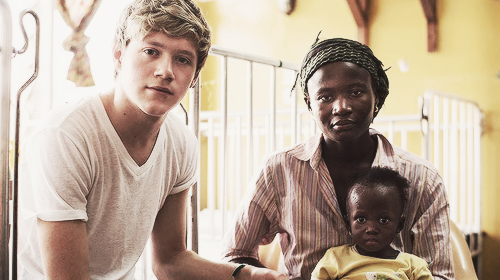 dailyonedirection:  “At home we take vaccinations for granted. But not all children here have access to them and that can mean the difference between life and death. You just don’t realise how hard life can be in other parts of the world.” 