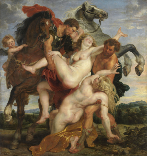 leuc:Peter Paul Rubens The Rape of the Daughters of Leucippus (detail), 1618.