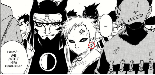 redhead-naruto:Remember when Gaara had earrings? What happened to that? Kishimoto stopped drawing th