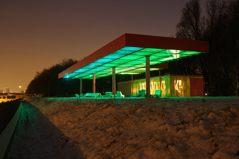 estimfalos:  LED Clouds in Amsterdam, Sophie Valla Architects 