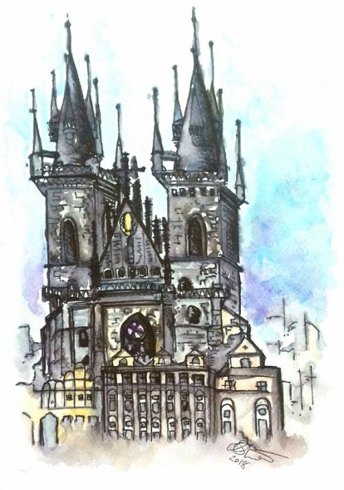 Prague Original A4 Artwork // chewARTWORK