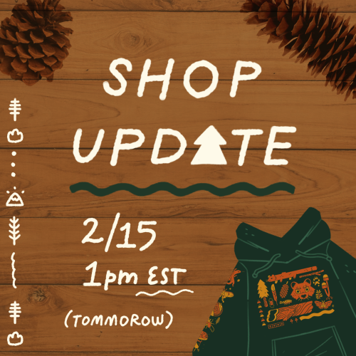 Shop Update coming at you tomorrow at 1pm EST! See you there! 
