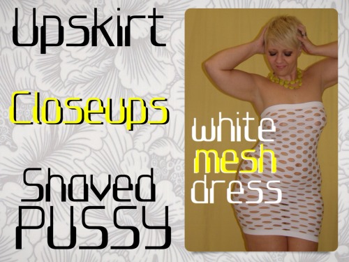 sizzlekitty72:   whiteMESHdress v1: Dancing & Getting NAKED sizzle is SUPER HOT in this see thru mesh dress. CUM watch her shake her PHAT ASS. This dress certainly highlights her best features. She dances and strips and in the process gets so hot