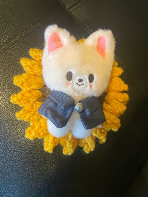 Foxi.ny Promoting My Moms Crochet Sunflower Coaster
