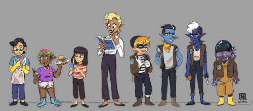 line up for Steel O (my dnd/motw roleplay game im DMing) player chrs and some of the relevant and fa