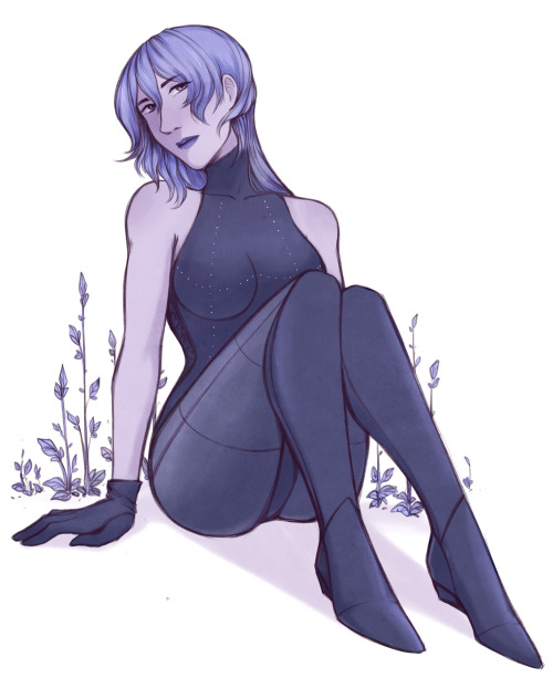 benveydraws:  taking a little break from working on commissions, so here’s a simple aqua!!