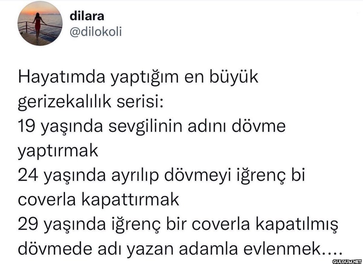 dilara @dilokoli Hayatımda...