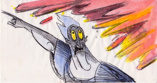 barryjohnson77:  Hades in the line of fire of the Lava Titan. My story sketches alongside the final 