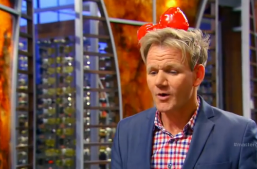 kanjitahtsumi:  look at this super important photo of gordon ramsey in a red bow.