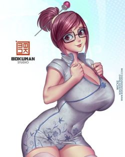 bokuman:A new update on Patreon! Become my patreon for weekly updates!https://www.patreon.com/bokuman #mei #meiisbae #patreon #fanart #overwatch #thicc