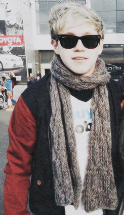                 niall at the derby match today (01/05/2012)                    