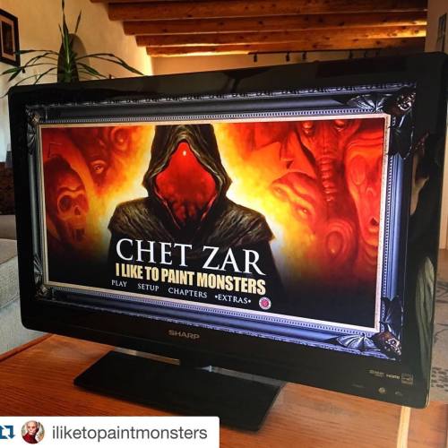 chetzar:  #Repost @iliketopaintmonsters with @repostapp. ・・・ So this just happened! #ChetZar #ILikeToPaintMonsters #documentary #DVD and #iTunes #VOD #release #March8!