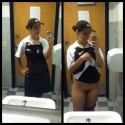 thiscouldbe-your-daughter:  selfshotisgreat:  submit your selfies: http://selfshotisgreat.tumblr.com/submit  You have to love work shots