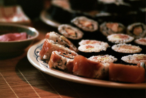 idreamofsushi: Sushi Time! by Wabisuke_ on Flickr.