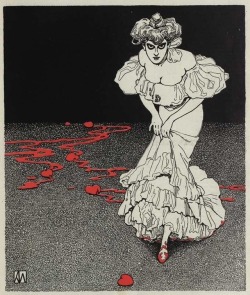 talesfromweirdland:  Horror! Illustration by German/Austrian artist, Karl Alexander Wilke (1879-1954). 1906. 