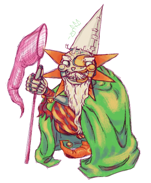 (Used As A Reference / Inspired By A Drawing Of A Silly Mall Wizard By Gaziter)