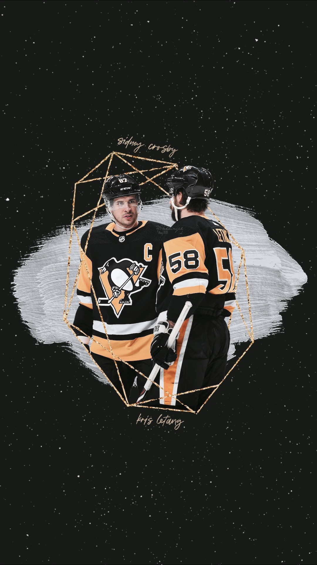 Download Kris Letang And Sidney Crosby Wallpaper