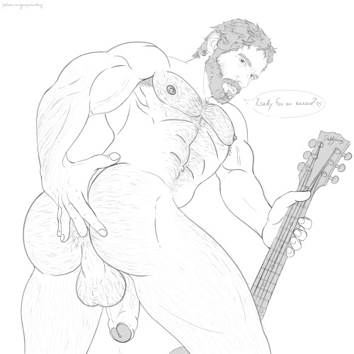 greeneyedwolfking:  Daddyvember with Joel from The Last of Us. He mentions in the game, that he would like to be a singer, so here he is :)please check out my patreonpage