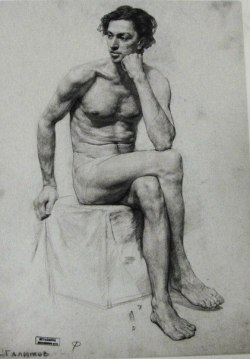 Male Nude, Ilya Repin