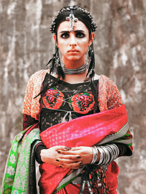 highfashionpakistan: Kami Sid, trans rights activist and now Pakistan’s first trans model coll